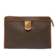 Pre-owned Canvas celine-bags Celine Vintage , Brown , Dames