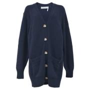 Pre-owned Cashmere outerwear Chloé Pre-owned , Blue , Dames