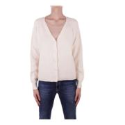 Roomwitte Cardigan met Knopen H2O , Beige , Dames