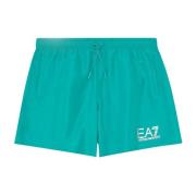 Heren zwemshorts Stijlvol en comfortabel Emporio Armani EA7 , Blue , H...