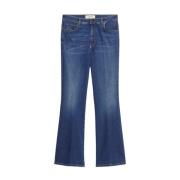 Slim Cropped Jeans met Nano Bubble Technologie Max Mara Weekend , Blue...