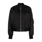 Zwarte Bomberjack met Multi-Zakken Givenchy , Black , Dames