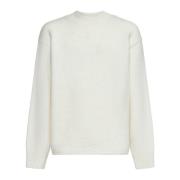 Beige Crew Neck Sweater Jacquemus , Beige , Heren