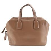 Pre-owned Leather travel-bags Loewe Pre-owned , Brown , Dames