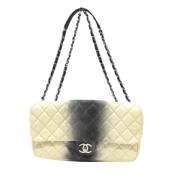 Pre-owned Leather chanel-bags Chanel Vintage , White , Dames