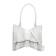 Pre-owned Leather handbags Alaïa Pre-owned , White , Dames