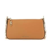 Chain Pouchette Schoudertas Pale Peanut Michael Kors , Brown , Dames