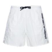 Wit Bedrukte Zwemkleding Mannen Lente/Zomer Emporio Armani , White , H...