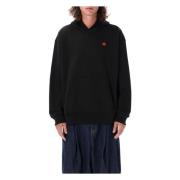 Zwarte Gebreide Hoodie Aw24 Kenzo , Black , Heren