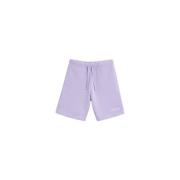 Katoen Lifestyle Fleece Short Kickers , Purple , Dames