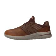 Stijlvolle Herensneakers Skechers , Brown , Heren