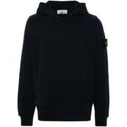 Indigo Compass Hoodie Stone Island , Blue , Heren