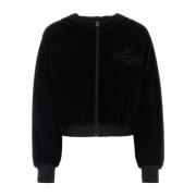 Zwart Chenille Sweatshirt Dolce & Gabbana , Black , Dames