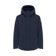 Blauwe Extra Slim Hooded Winterjas Colmar , Blue , Heren