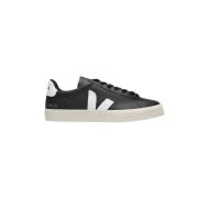 Leather sneakers Veja , Black , Heren