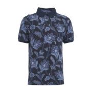 Bloemenprint Polo Shirt Etro , Blue , Heren