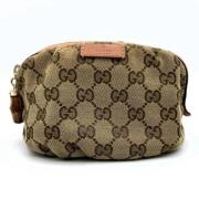 Pre-owned Canvas clutches Gucci Vintage , Brown , Dames