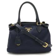 Pre-owned Fabric prada-bags Prada Vintage , Blue , Dames