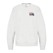 Katoenen sweatshirt Sporty & Rich , Gray , Unisex