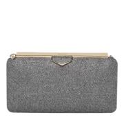 Pre-owned Fabric clutches Jimmy Choo Pre-owned , Gray , Dames