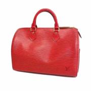 Pre-owned Fabric handbags Louis Vuitton Vintage , Red , Dames