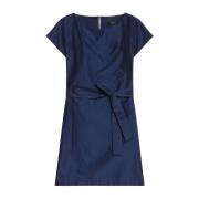 Elegante Kimono Mouw Jurk Max Mara Weekend , Blue , Dames