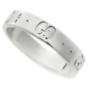 Pre-owned White Gold rings Gucci Vintage , Gray , Unisex