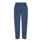 Geplooide broek Marni , Blue , Dames