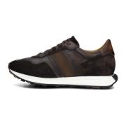 Bruine Lage Heren Sneakers Magnanni , Brown , Heren