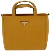 Pre-owned Leather prada-bags Prada Vintage , Orange , Dames