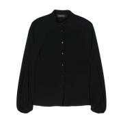 Zwarte Shirts voor Vrouwen Aw24 Federica Tosi , Black , Dames