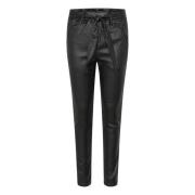 Baggy Pant Pitch Black Cream , Black , Dames