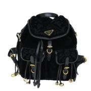 Pre-owned Fabric backpacks Prada Vintage , Black , Dames