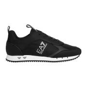 Stijlvolle herensneakers voor de zomer Emporio Armani EA7 , Black , He...