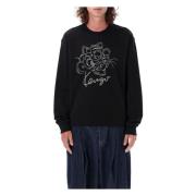 Zwarte Tiger Crewneck Gebreide Kleding Aw24 Kenzo , Black , Heren