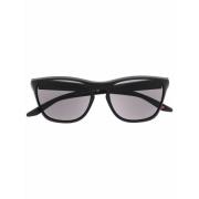 Zwarte Vierkante Frame Zonnebril Oakley , Black , Unisex