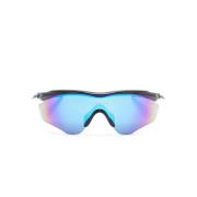 Zwarte Shield Zonnebril met Prizm Lenzen Oakley , Blue , Unisex