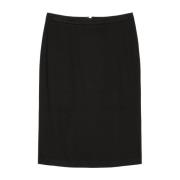 Interlock jersey rok gevormd Marc O'Polo , Black , Dames