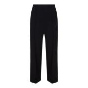 Klassieke Zwarte Broek Max Mara , Black , Dames