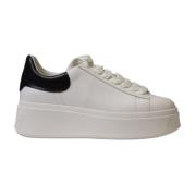 Witte Leren Sneakers met Rubberen Zool ASH , Beige , Dames