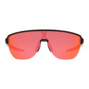 Zwart/Rood Corridor Zonnebril Oakley , Black , Unisex