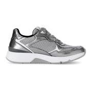 Rollende Sneaker - Zilver Gabor , Gray , Dames