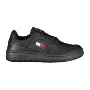 Sportieve Veterschoenen Zwart Contrast Print Tommy Hilfiger , Black , ...