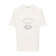 Witte T-shirts en Polos Golden Goose , White , Heren