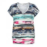 T-shirt met ronde hals &Co Woman , Multicolor , Dames