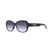 Gradient Rechthoekige Zonnebril voor Vrouwen Ted Baker , Black , Dames