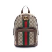 Pre-owned Canvas gucci-bags Gucci Vintage , Beige , Dames