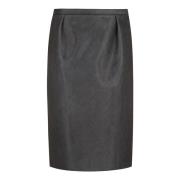 Grijze Elegante Rok Aw24 Philosophy di Lorenzo Serafini , Gray , Dames