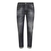 Blauwe Iconische Broek Dondup , Gray , Heren