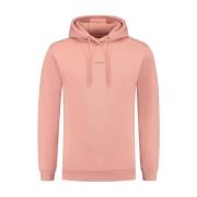 Stijlvolle Hoodie Sweater LS Pure Path , Pink , Heren